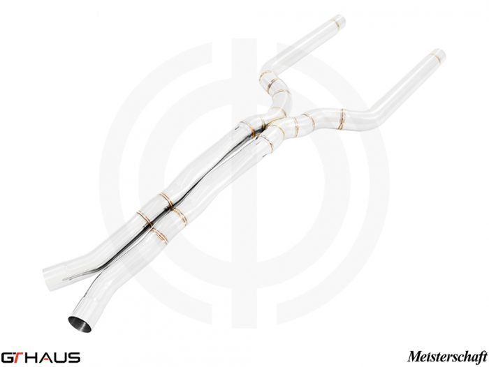GTHAUS MEISTERSCHAFT BMW X5M (F95) LSR Mid Resonator Delete Pipes (F