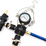 MISHIMOTO 28-PIECE COOLING SYSTEM PRESSURE TESTER AND VACUUM REFILL KIT