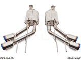 GTHaus Meisterschaft GTC (I.C.C) Titanium (TI) exhaust for Mercedes-Benz W463A G-Class (SUV) G63 AMG (V8 Bi Turbo) [2019+] with 4x120 Tips