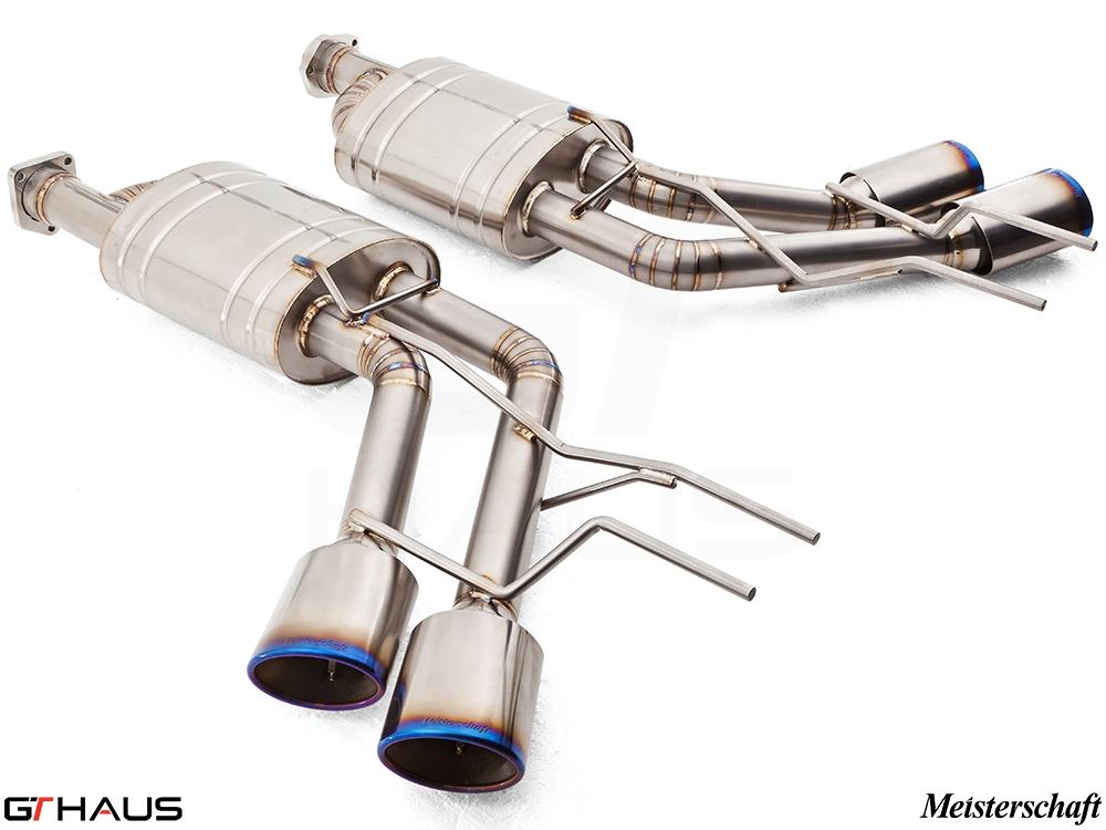 GTHaus Meisterschaft GTC (I.C.C) Titanium (TI) exhaust for Mercedes-Benz W463A G-Class (SUV) G63 AMG (V8 Bi Turbo) [2019+] with 4x120 Tips