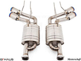 GTHaus Meisterschaft GTC (I.C.C) Titanium (TI) exhaust for Mercedes-Benz W463A G-Class (SUV) G63 AMG (V8 Bi Turbo) [2019+] with 4x120 Tips