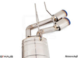 GTHaus Meisterschaft GTC (I.C.C) Titanium (TI) exhaust for Mercedes-Benz W463A G-Class (SUV) G63 AMG (V8 Bi Turbo) [2019+] with 4x120 Tips