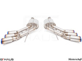 GTHaus Meisterschaft GTC (I.C.C) Titanium (TI) exhaust for Mercedes-Benz W463A G-Class (SUV) G500/550 (V8 Turbo) [2019+] with 6x102 Tips