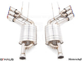 GTHaus Meisterschaft GTC (I.C.C) Titanium (TI) exhaust for Mercedes-Benz W463A G-Class (SUV) G500/550 (V8 Turbo) [2019+] with 6x102 Tips