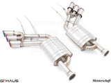 GTHaus Meisterschaft GTC (I.C.C) Titanium (TI) exhaust for Mercedes-Benz W463A G-Class (SUV) G500/550 (V8 Turbo) [2019+] with 6x102 Tips