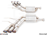 GTHaus Meisterschaft GTC (I.C.C) Titanium (TI) exhaust for Mercedes-Benz W463A G-Class (SUV) G500/550 (V8 Turbo) [2019+] with 6x102 Tips