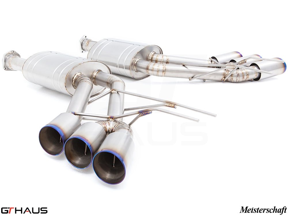 GTHaus Meisterschaft GTC (I.C.C) Titanium (TI) exhaust for Mercedes-Benz W463A G-Class (SUV) G500/550 (V8 Turbo) [2019+] with 6x102 Tips