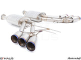 GTHaus Meisterschaft GTC (I.C.C) Titanium (TI) exhaust for Mercedes-Benz W463A G-Class (SUV) G500/550 (V8 Turbo) [2019+] with 6x102 Tips