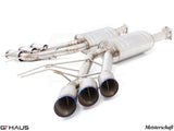 GTHaus Meisterschaft GTC (I.C.C) Titanium (TI) exhaust for Mercedes-Benz W463A G-Class (SUV) G500/550 (V8 Turbo) [2019+] with 6x102 Tips