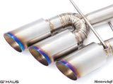 GTHaus Meisterschaft GTC (I.C.C) Titanium (TI) exhaust for Mercedes-Benz W463A G-Class (SUV) G500/550 (V8 Turbo) [2019+] with 6x102 Tips