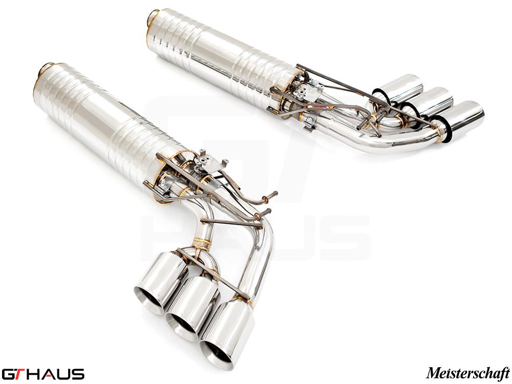 GTHaus Meisterschaft GTC (I.C.C) Stainless Steel (SUS) exhaust for Mercedes-Benz W463A G-Class (SUV) G63 AMG (V8 Bi Turbo) [2019+] with 6x102 Tips