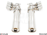 GTHaus Meisterschaft GTC (I.C.C) Stainless Steel (SUS) exhaust for Mercedes-Benz W463A G-Class (SUV) G63 AMG (V8 Bi Turbo) [2019+] with 6x102 Tips