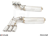 GTHaus Meisterschaft GTC (I.C.C) Stainless Steel (SUS) exhaust for Mercedes-Benz W463A G-Class (SUV) G63 AMG (V8 Bi Turbo) [2019+] with 6x102 Tips