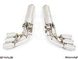 GTHaus Meisterschaft GTC (I.C.C) Stainless Steel (SUS) exhaust for Mercedes-Benz W463A G-Class (SUV) G63 AMG (V8 Bi Turbo) [2019+] with 6x102 Tips