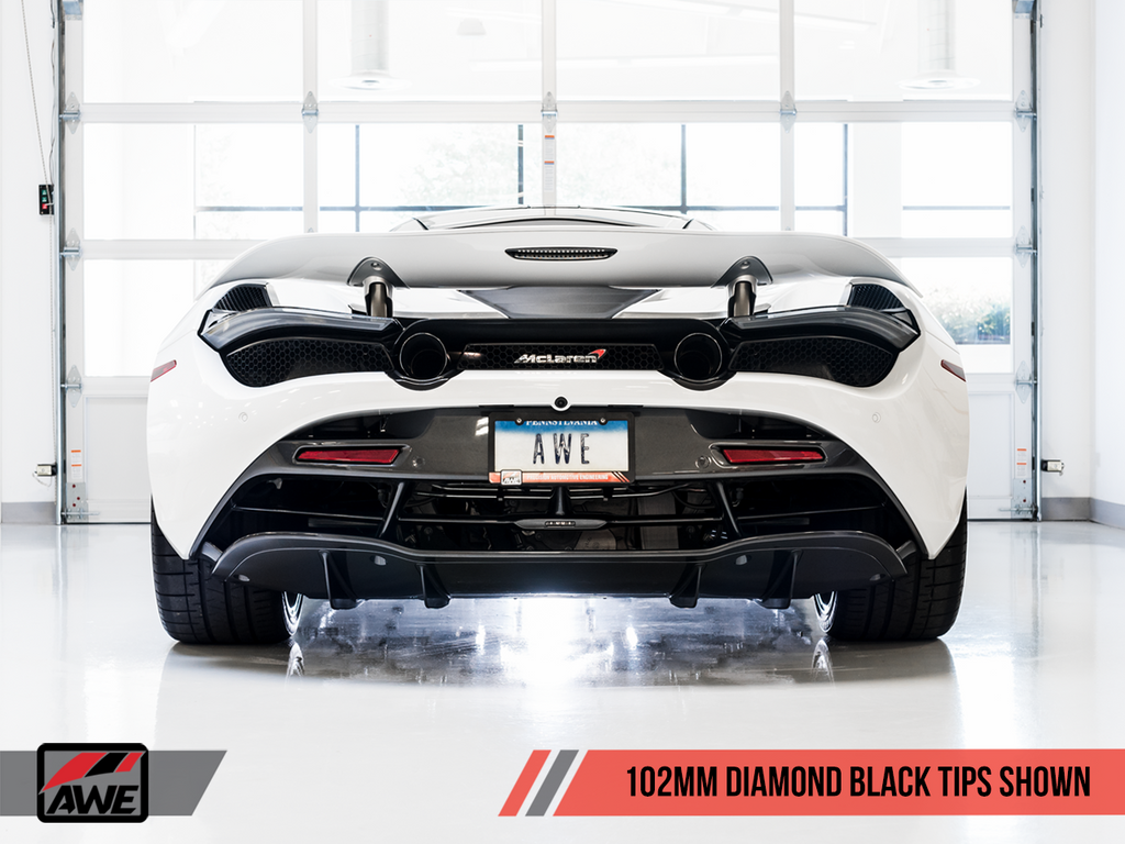 AWE Tuning McLaren 720S Tip Set - Diamond Black