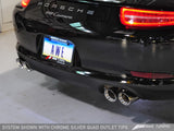 AWE Tuning 991 Carrera Performance Exhaust - Use Stock Tips
