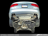 AWE Tuning Audi B8 A4 Touring Edition Exhaust - Quad Tip Polished Silver Tips