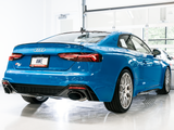 AWE Tuning Audi B9.5 RS5 Sportback Non-Resonated Track Edition Exhaust - RS-Style Diamond Blk Tips