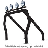 Go Rhino - Ford F-150 Bed Bars Complete Kit - Single Bar/Single Kicker (Between wheel wells) - Black