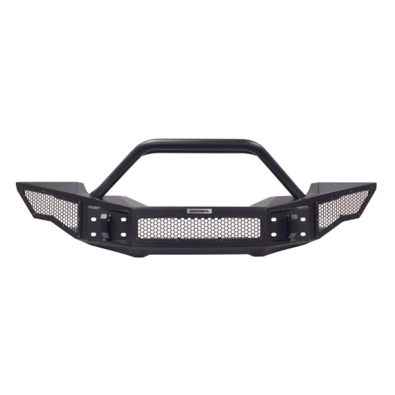 Go Rhino - Rockline Winch-Ready Full Width Bumper With Overrider For Jeep