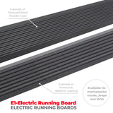 Go Rhino - Toyota 4Runner - E1 Electric Running Board Kit - Two Brackets Per Side - Protective Bedliner Coating