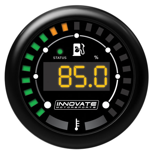 Innovate MTX-D Ethanol Content & Fuel Temp Complete Gauge Kit - Black Dial