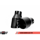 AWE Tuning Porsche 991 GT3 / RS Center Muffler Delete - Diamond Black Tips