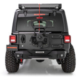 Go Rhino - Rockline Rear Stubby Bumper for Jeep Wrangler JL