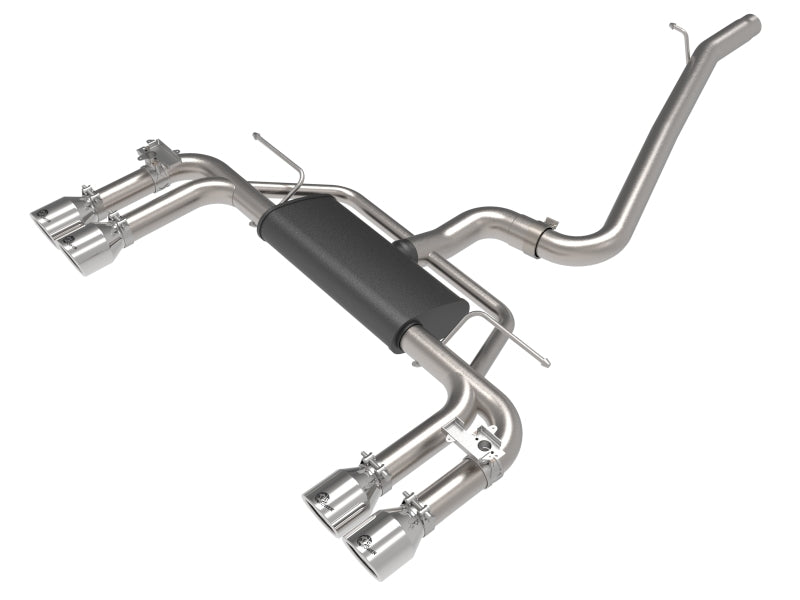 aFe MACHForce XP Cat-Back - Audi S3 - Polished Tips