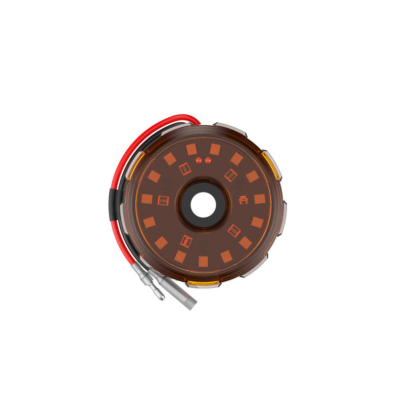 KC HiLiTES Cyclone Cyclone V2 LED - Single Light - Amber Lens - 5W Flood Beam