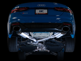 AWE Tuning Audi B9.5 RS5 Sportback Non-Resonated Touring Edition Exhaust - RS-Style Diamond Blk Tips
