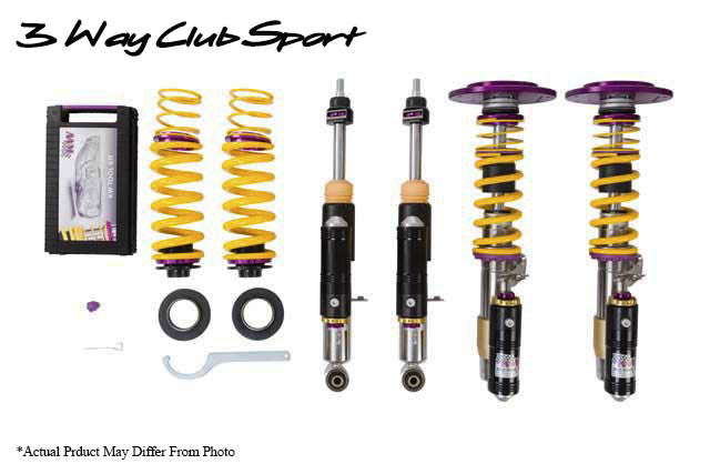 KW Porsche 911 GT3RS (991.2) without OE NoseLift Clubsport Coilover Kit 3-Way